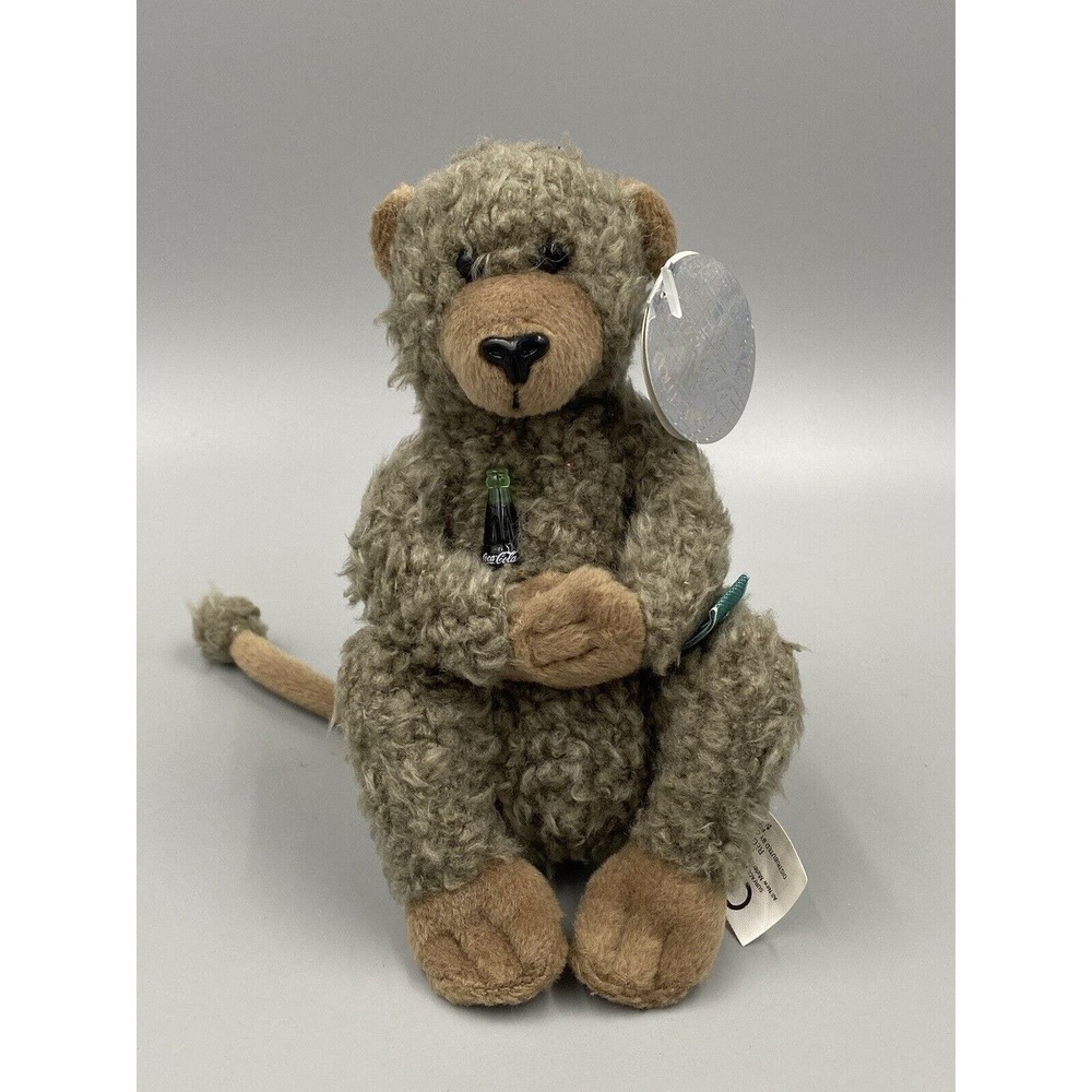 Vintage 1999 Coca Cola International Croon Baboon Pakistan Bean Bag Plush 6”